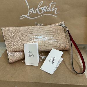 Christian Louboutin Croc Clutch